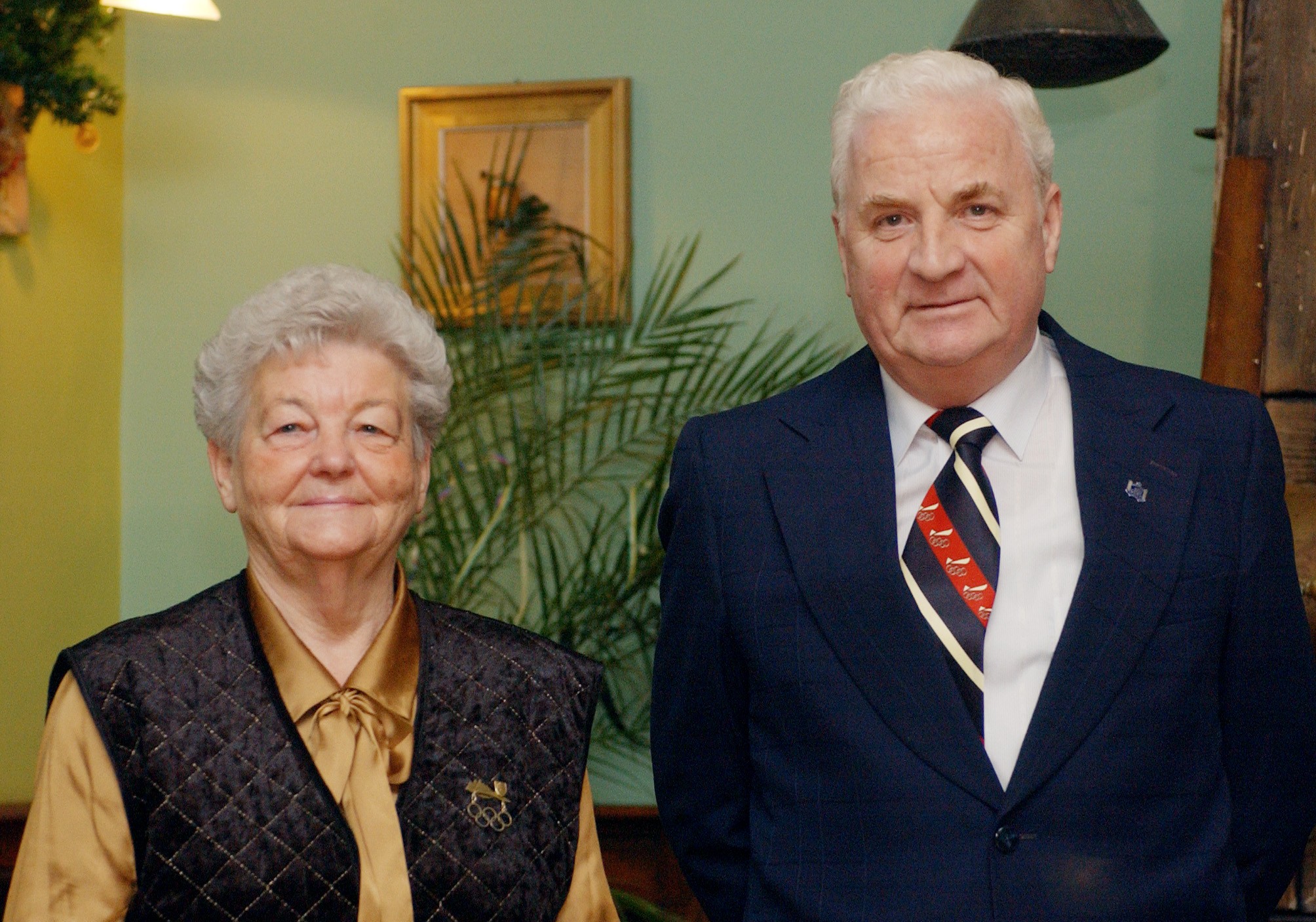 Karol Divín s manželkou